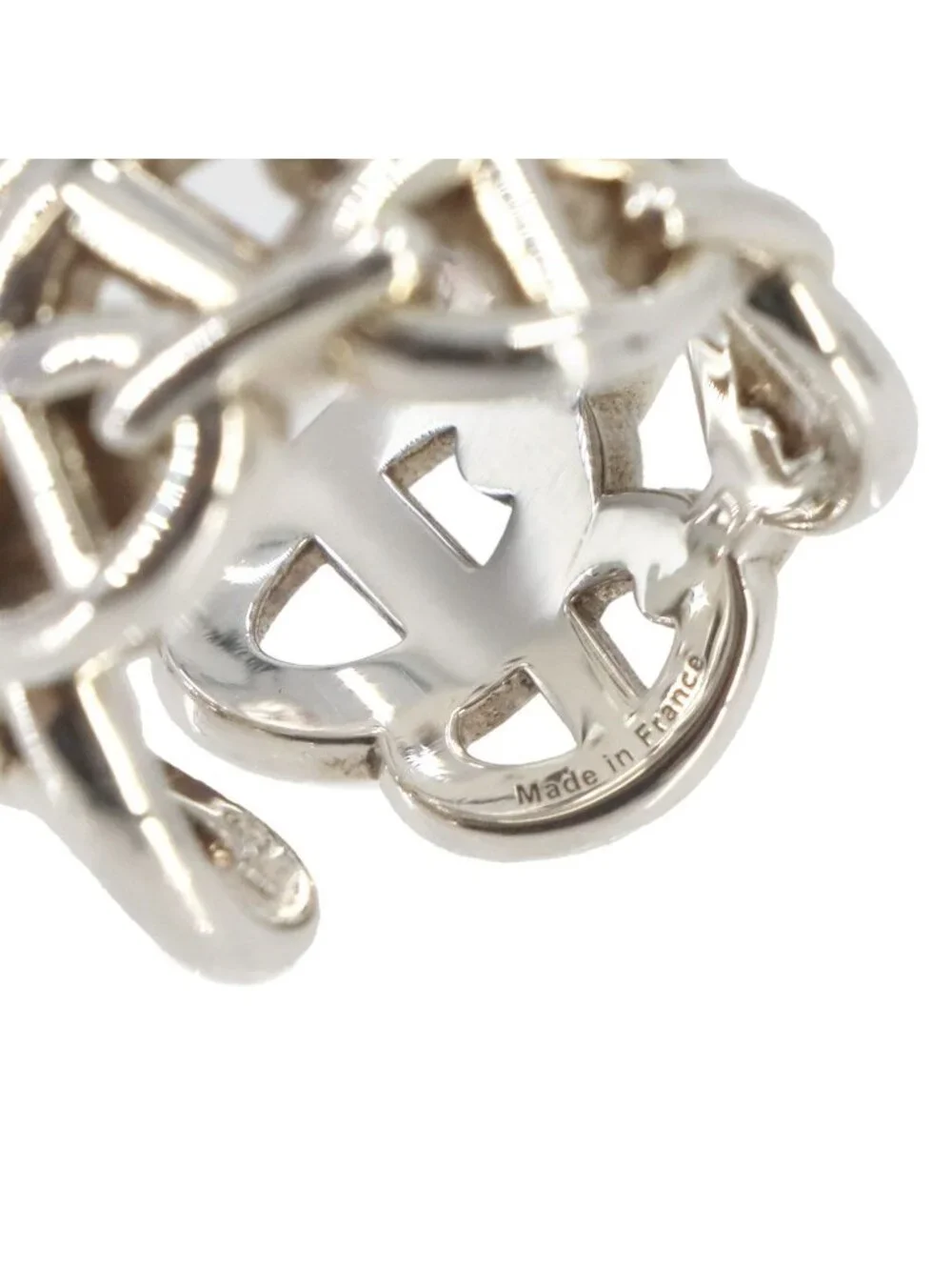 Hermes Chaine D'ancre GM 52 Ring 925 Sterling Silver